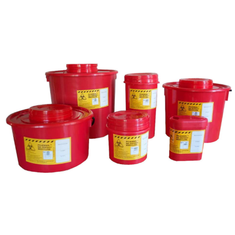 Pojemnik na odpady medyczne 10l_niebieski