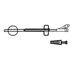 Zestaw do nakłuwania, cewnikowania moczu, Cystofix CH 12, dł. 40 cm