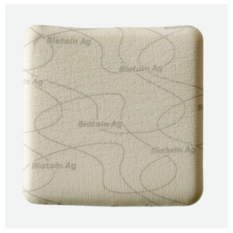 Coloplast Biatain® Ag Non-Adhesive Nieprzylep Opatrunek ze Srebrem 10x10cm