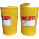 Pojemnik na odpady medyczne z pokrywką_2L_żółty, 1 szt.