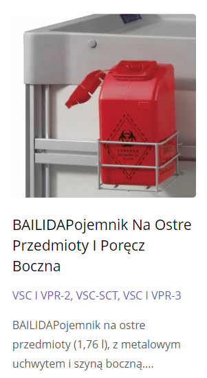 Kompaktowy Wózek Zabiegowy Do Wąskiej Przestrzeni Bailida NC3405