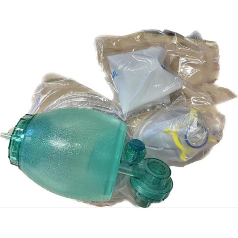 Resuscytator jednorazowy PVC dla dzieci, maska, dren, rezerwuar 1600ml