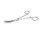 Kleszcze Kocher Ochsner, wygięte14 cm