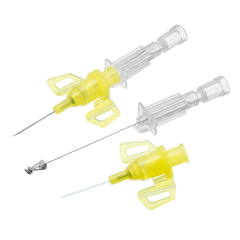 Kaniula dożylna Introcan Safety3, żółta bezpieczna, 0,7 x 19 mm - 24 G, 1 szt.