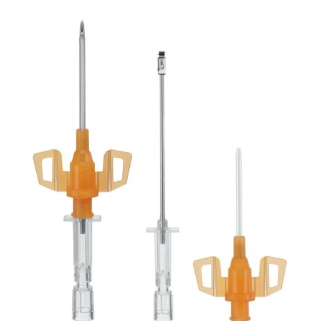 Kaniula dożylna Introcan Safety3, pomarań. bezpieczna, 2,2x 32 mm - 14 G, 1 szt.