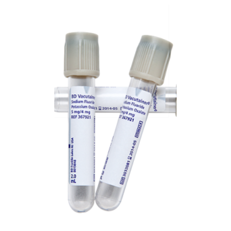 Probówka 5ml, do ozna. glukozy i mleczanów 13x75 mm, fluorek sodu- 100 szt.