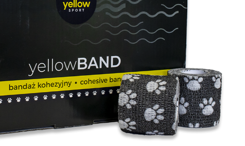 Bandaż kohezyjny 10 cm x 4,5 m kolor czarny, 1 szt.