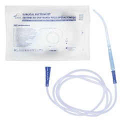 Zestaw do odsysania pola oper. z kontr. siły ssania_Yankauer_CH24_Dł_210cm