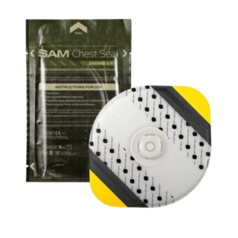 Opatrunek wentylowy SAM Chest Seal Valved 2.0