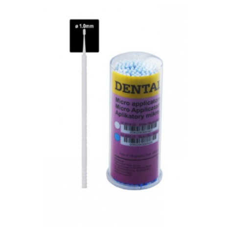 Aplikator mikro z uchwytem biały ultra fine ø 1.0mm (Opak.100 szt.)