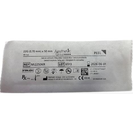 Kaniula dermatologiczna DISPODERM bez igły pilot, 22g, 0,7 x 50 mm, 1 szt  