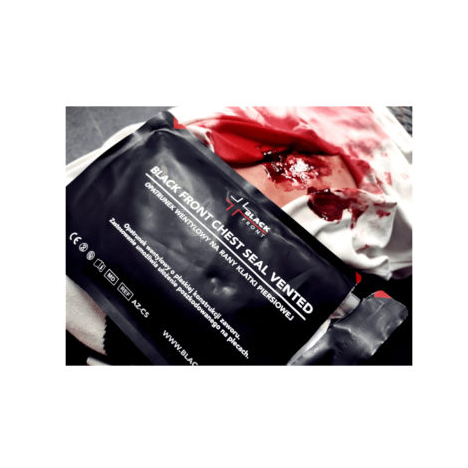 Opatrunek wentylowy Black Front Chest Seal Vented