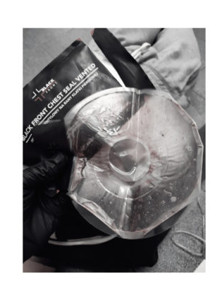 Opatrunek wentylowy Black Front Chest Seal Vented