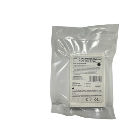 Gaza wypełniająca taktyczna skompresowana 12 cm x 3,75 m 