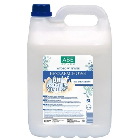 Mydło w płynie bezzapachowe  - 5L