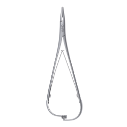 Igłotrzymacz do ligatury, Mathieu, z wąską końcówką, podwójna sprężyna