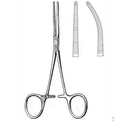 Kleszcze Kocher Ochsner, proste 22 cm 