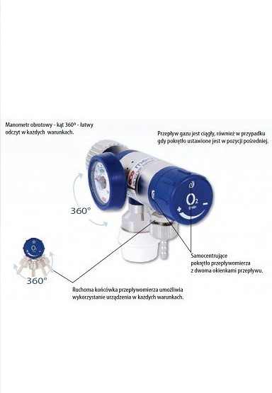 Reduktor tlenowy MEDISELECT II AGA