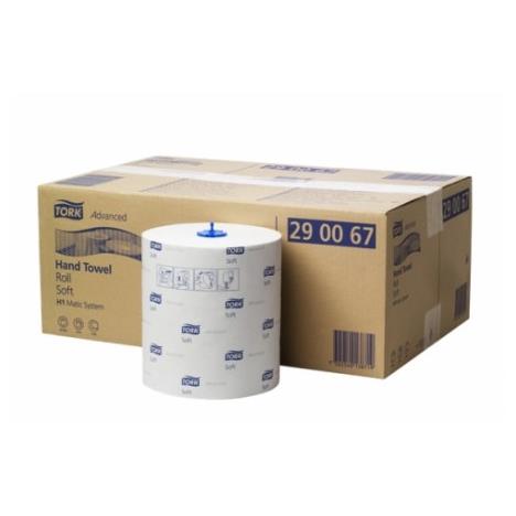 Ręcznik w roli Tork Matic System, 2 warstwy, kolor biały, celuloza TAD, długość 150m, system H1, op. 1 rolka