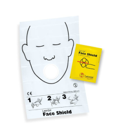 Chusta do sztucznego oddychania - saszetka Laerdal Face Shields 460000