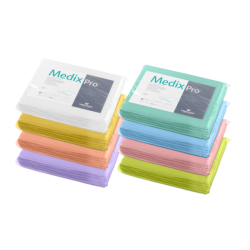 Prześcieradła medyczne bibułowo foliowe MedixPro 150 x 210 cm (składane w kostkę), ŻÓŁTY, 5 szt.