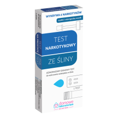TEST narkotykowy ze śliny - wykrywa 6 narkotyków