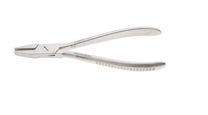 Szczypce płaskie ząbkowane dł. 17cm