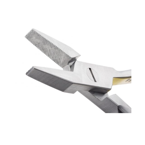 Szczypce płaskie ząbkowane dł. 17cm