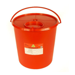 Pojemnik na odpady medyczne 10L czerwony