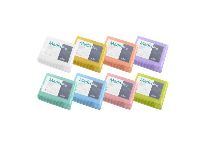 Prześcieradła medyczne bibułowo foliowe MedixPro 77x210 cm, NIEBIESKI - 5 szt. 