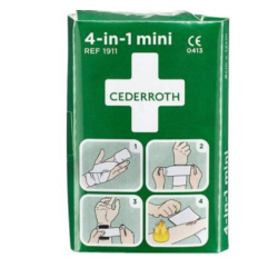 Zestaw opatrunkowy do tamowania krwi CEDERROTH 4-in-1 MINI