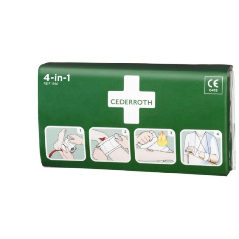 Zestaw opatrunkowy do tamowania krwi CEDERROTH 4-in-1