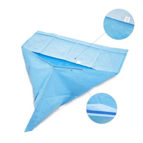 Serweta jałowa 113x90 cm z kieszenią, 1 szt 