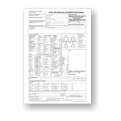 Karta indywidualna ratownika medycznego, bloczek 80 kartek 