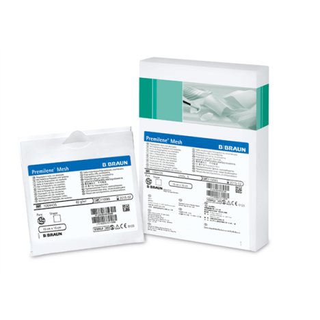 Premilene®  Mesh siatka polipropylenowa do zaopatrywania przepuklin - 5 x 10 cm - 1szt