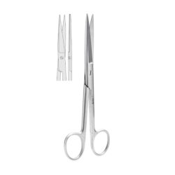 Nożyczki laboratoryjne proste, ostro-ostre, dł. 11,5 cm - 1 szt.