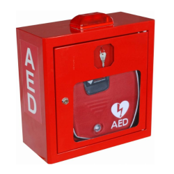 Szafka metalowa na defibrylator AED z alarmem dziękowym i świetlnym