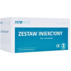  Gaziki do dezynfekcji zestaw iniekcyjny suche/mokre 6,5cmx3cm 