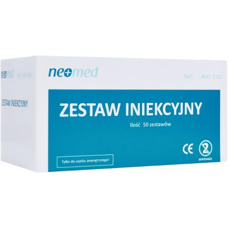  Gaziki do dezynfekcji zestaw iniekcyjny suche/mokre 6,5cmx3cm 