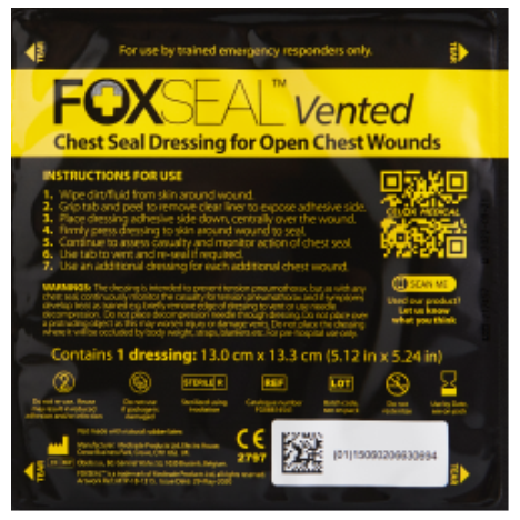 Opatrunek wentylowy FOXSEAL Vanted