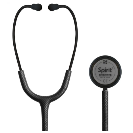 Stetoskop Internistyczny SPIRIT CK-S601CPF Solid Black Finish Carbon