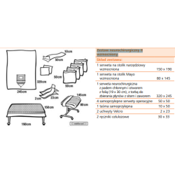 Zestaw neurochirurgiczny II wzmocniony-5 szt.