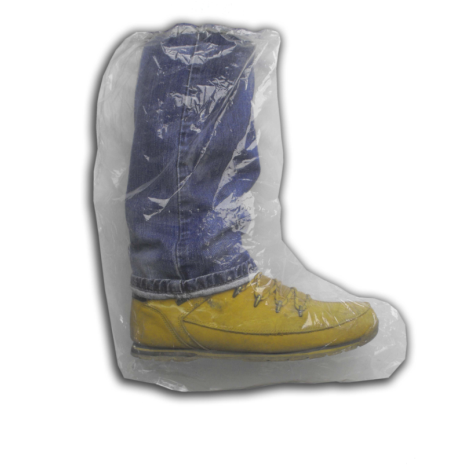 Ochraniacze foliowe na obuwie z gumką, długie, 100 szt.