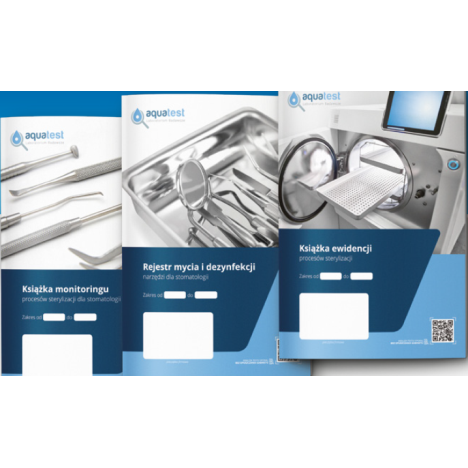 Książka ewidencji sterylizacji dla stomatologii