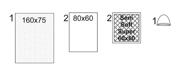 Zestaw dla noworodka Dyspenser, op. 8 zestawów (6szt. w jednym)