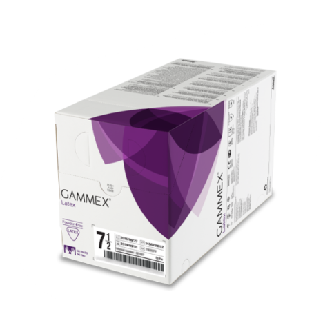 GAMMEX Latex Rękawice chirurgiczne PF, rozm. 7.5, op. 1 para