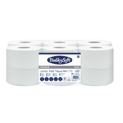 BULKYSOFT Papier toaletowy premium mini jumbo 170m