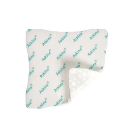 ASKINA DRESSIL opatrunek piankowy z klejem silikonowym, 15x15, op. 10 szt 