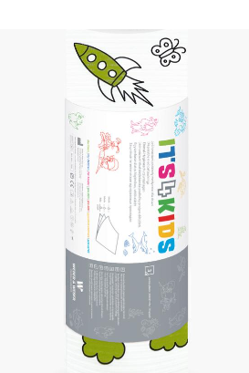 Podkady medyczne bibułowo-foliowe dla dzieci ITS4KIDS 33 x 50 cm (40szt.)