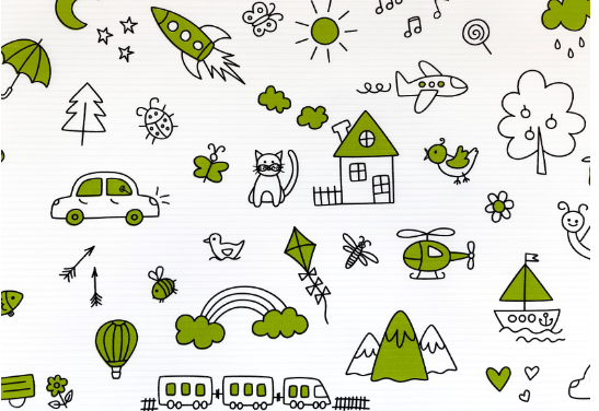 Podkady medyczne bibułowo-foliowe dla dzieci ITS4KIDS 33 x 50 cm (40szt.)